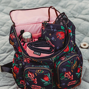 Alternate image 8 for OiOi Australian Floral Backpack Diaper Bag