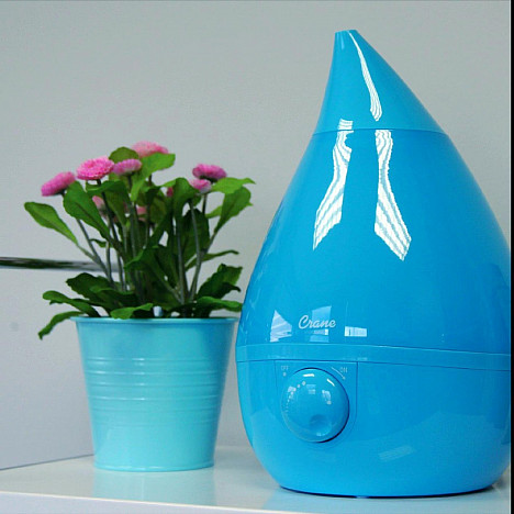 Crane Ultrasonic Cool-Mist Drop Shape Humidifier. View a larger version of this product image.