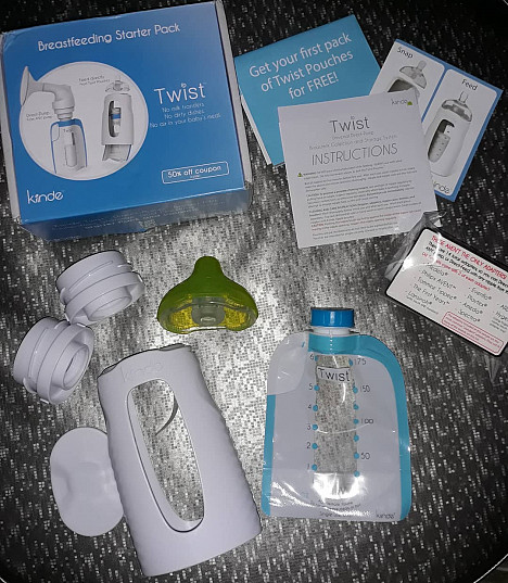 Kiinde&trade; Twist Pouch 80-Count 6 oz. Direct-Pump Breastmilk Storage Pouches. View a larger version of this product image.