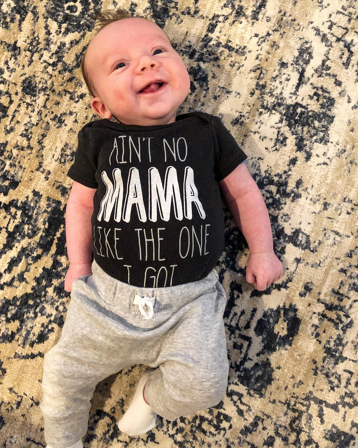 Baby Starters® Babies with Attitude Ain't No Mama Bodysuit in Black ...