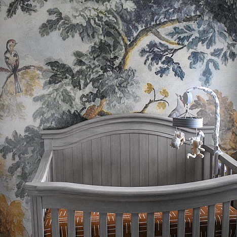 Sorelle Fairview 4-in-1 Convertible Crib in Grey. View a larger version of this product image.