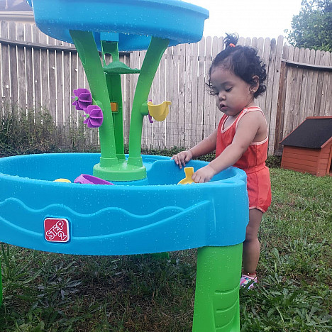 Step2&reg; Rain Showers Splash Pond Water Table. View a larger version of this product image.