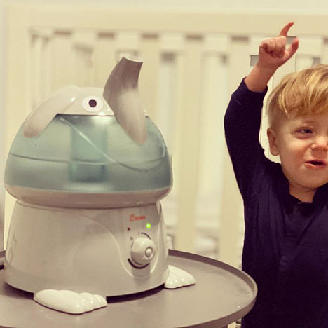 Crane Adorable Elephant Ultrasonic Humidifier. View a larger version of this product image.
