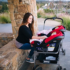 Alternate image 4 for Joovy&reg; Twin Roo+ Infant Car Seat Frame Stroller