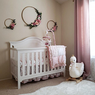 Alternate image 6 for The Peanutshell&trade; Grace 4-Piece Crib Bedding Set in Pink