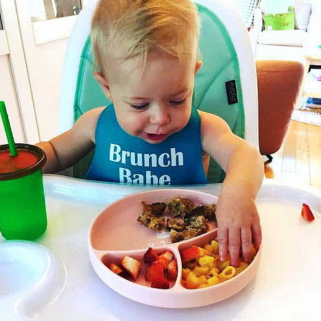 Bella Tunno&trade; Hangry Silicone Toddler Wonder Plate. View a larger version of this product image.