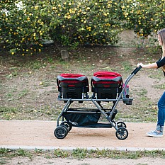 Alternate image 3 for Joovy&reg; Twin Roo+ Infant Car Seat Frame Stroller