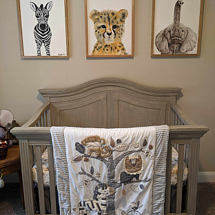 Alternate image 6 for Levtex Baby&reg; Kenya 5-Piece Crib Bedding Set in Grey
