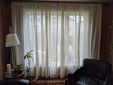 Linden Rod Pocket Sheer Window Panel (Single). View a larger version of this product image.